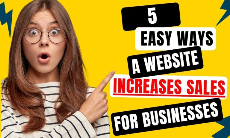 How a Better Website Increases Sales