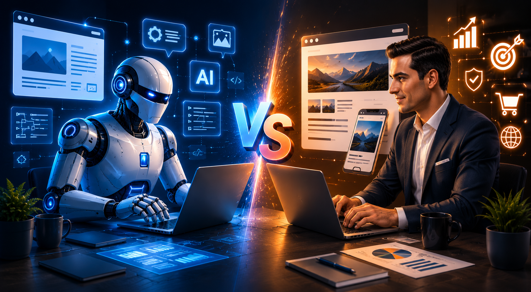 AI Website Builder vs Professional Agency